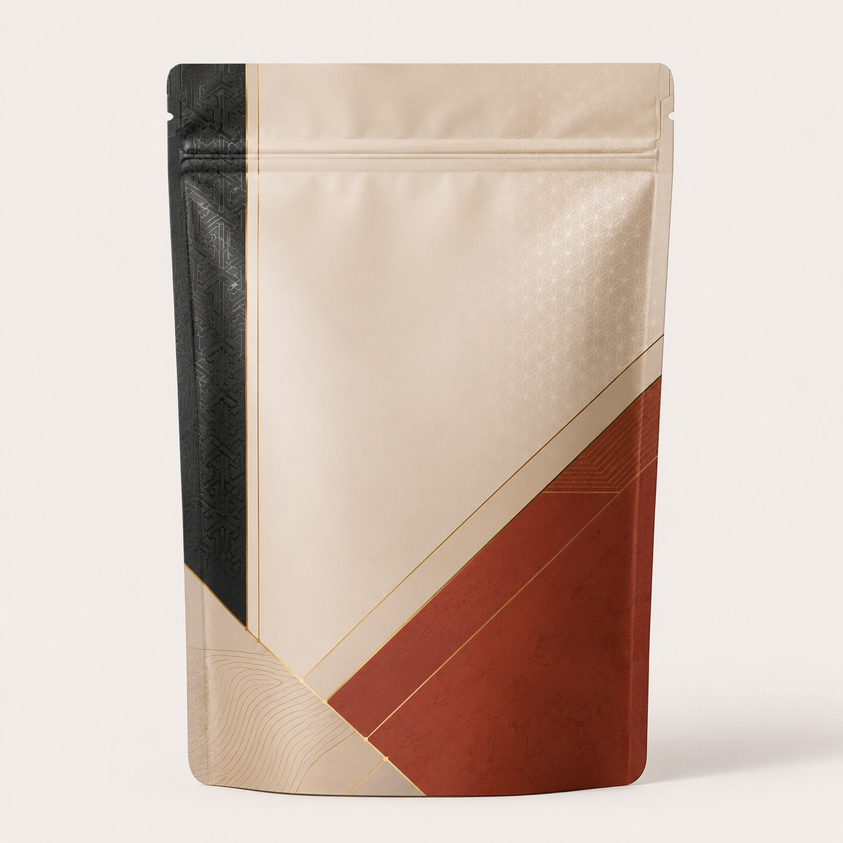 Stand-up pouch rear view