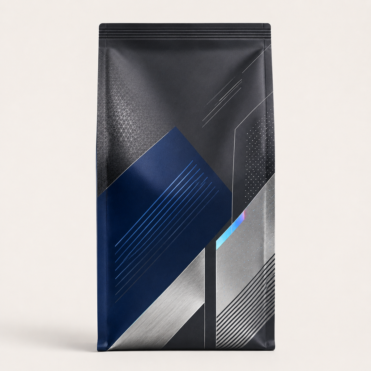 Custom side-gusset flexible packaging pouch