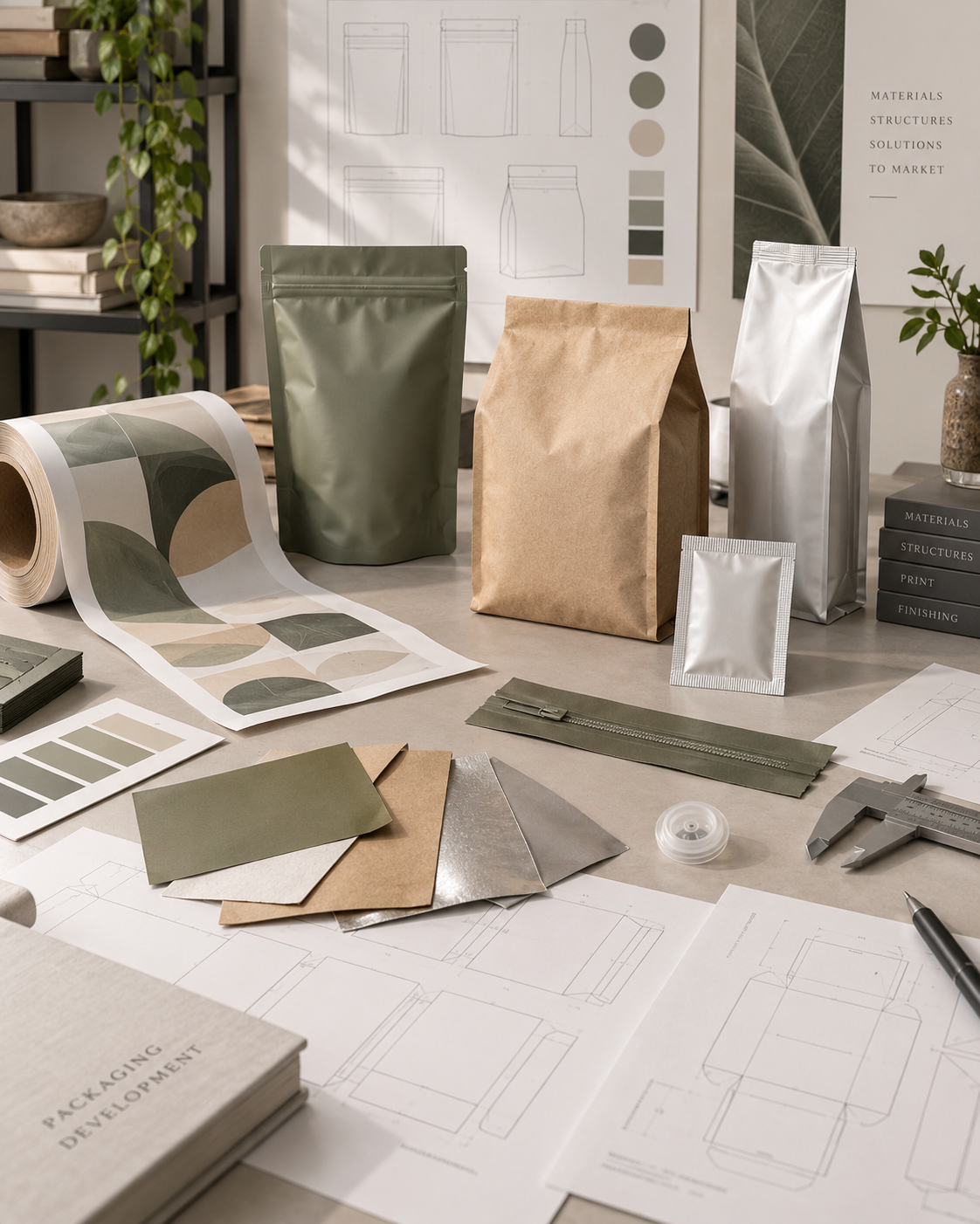 Packaging development imagery